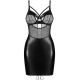 Сорочка Obsessive Dominna chemise & thong L/XL