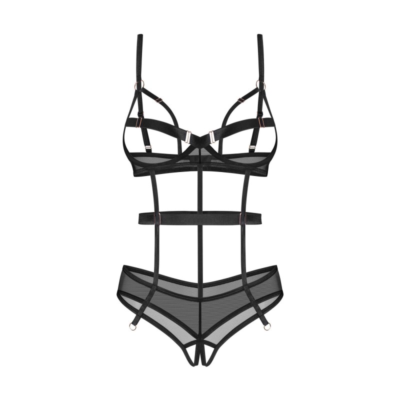 Боди Obsessive Euridia crotchless teddy M/L