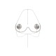 Украшение на грудь Obsessive Kisselie jewelry bra