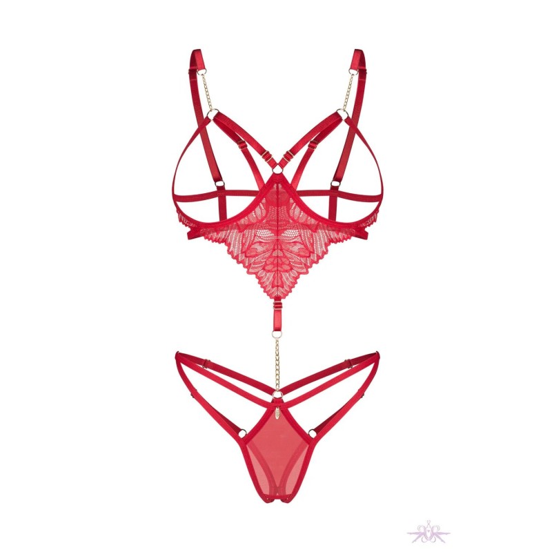 Боди Obsessive Matildea crotchless teddy S/M