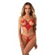 Боди Obsessive Matildea crotchless teddy L/XL