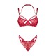 Комплект Obsessive Matildea 2-pcs crotchless set 2XL/3XL