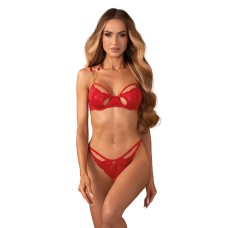 Комплект Obsessive Matildea 2-pcs crotchless set 2XL/3XL