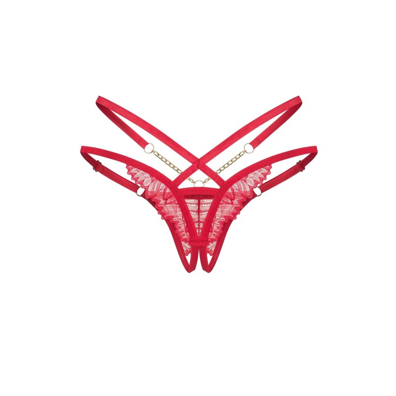 Трусики Obsessive Matildea crotchless thong 2XL/3XL