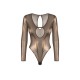 Боди Obsessive Soranna long-sleeved teddy 2XL/3XL