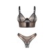 Комплект Obsessive Soranna top & crotchless thong S/M