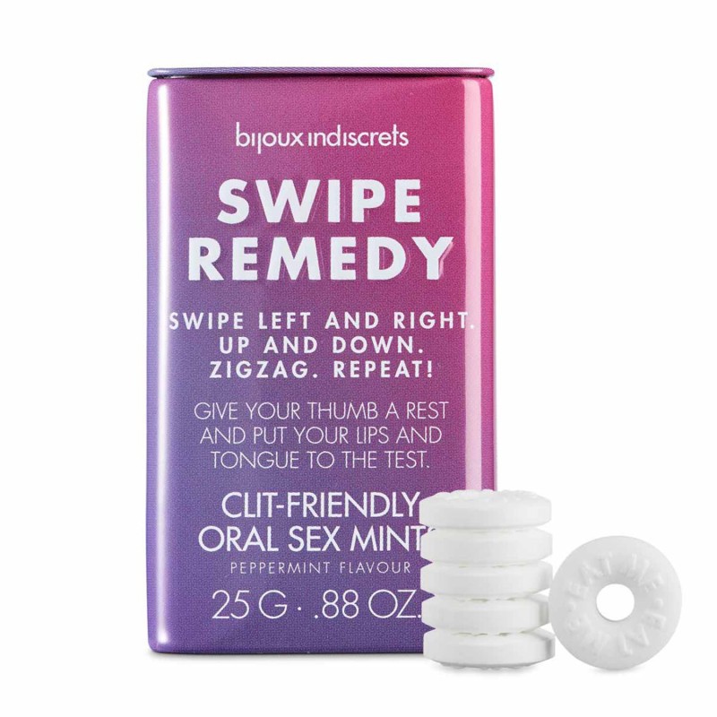 Распродажа! Мятные конфеты Bijoux Indiscrets Swipe Remedy – clitherapy oral sex mints, срок 11.04.26
