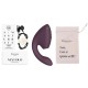 Двойной вакуумный клиторальный стимулятор с вибрацией Womanizer Next Duo - Dark Purple