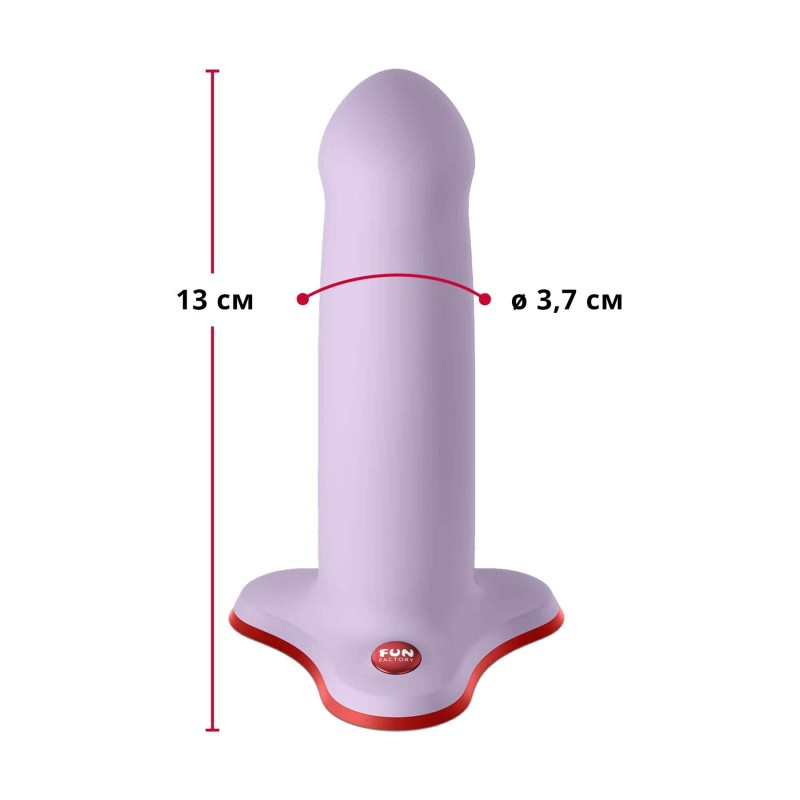 Фалоімітатор Fun Factory AMOR Purple, довжина 14,6 см, діаметр 3,7 см, вигнутий