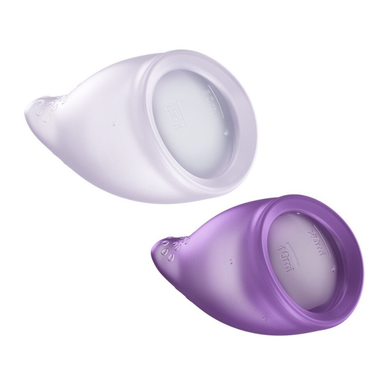 Набір менструальних чаш Fun Factory FUN CUP EXPLORE KIT, 2 шт, Multicolored Violet, об’єми 20 та 30 мл