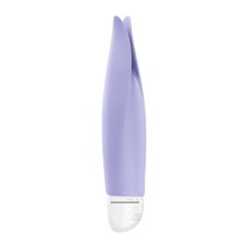 Вібратор з пелюстками Fun Factory VOLITA purple, компактний, дуже тихий, на батарейках