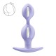 Анальні кульки Fun Factory B BALLS DUO Purple, ефект вібрації, діаметр 3,2 та 3,6 см