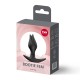 Анальна пробка Fun Factory BOOTIE FEM Black, у вигляді бутона, діаметр 2,9 см, тонкий обмежувач