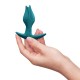 Анальна пробка Fun Factory BOOTIE FEM Bottle Green, у вигляді бутона, діаметр 2,9 см, тонкий обмежувач
