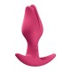 Анальная пробка Fun Factory BOOTIE FEM Raspberry, в виде бутона, диаметр 2,9 см, тонкий ограничитель