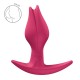Анальная пробка Fun Factory BOOTIE FEM Raspberry, в виде бутона, диаметр 2,9 см, тонкий ограничитель