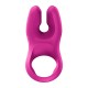 Эрекционное виброкольцо с двойной стимуляцией клитора Fun Factory NŌS PRO Magenta, 2 мотора