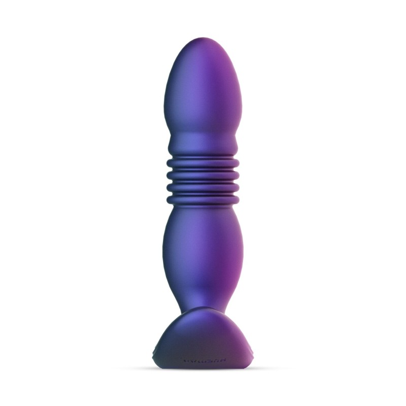 Анальная пробка с вибрацией и пульсацией Hueman - Supernova Thrusting Buttplug