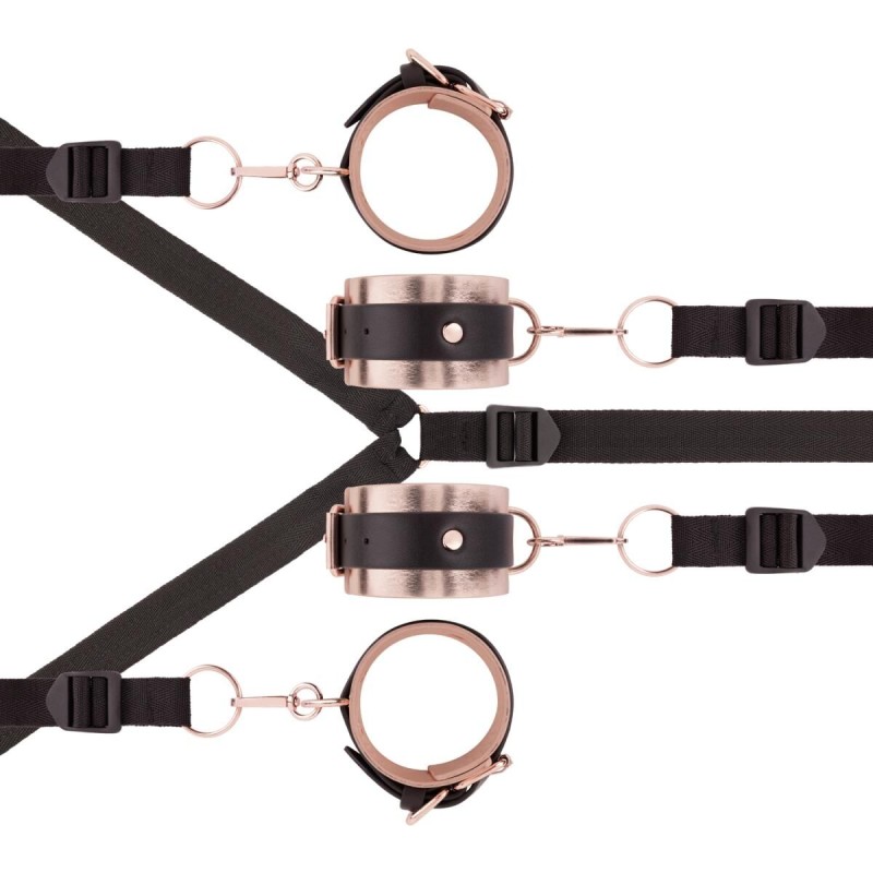 Фіксатор рук і ніг для ліжка Rosy Gold - Under-Mattress Restraint Set