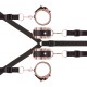 Фіксатор рук і ніг для ліжка Rosy Gold - Under-Mattress Restraint Set