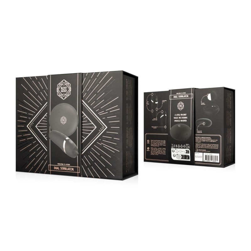 Мини-вибратор с язычком Rosy Gold - Vibrating & Licking Dual Stimulator