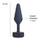 Анальна пробка Lux Active Twist Plug Large Blue