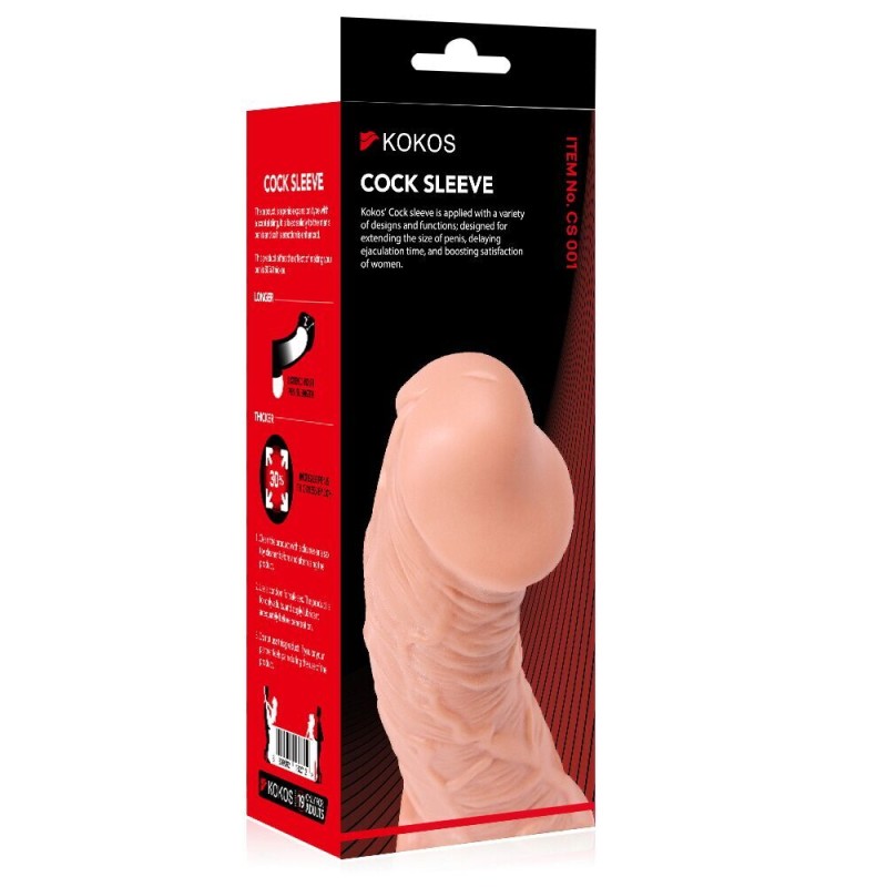 Насадка на член Kokos Cock Sleeve CS 001 L (мятая упаковка!!!)