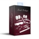 Набор Feral Feelings BDSM Kit 7 White, наручники, поножи, коннектор, маска, паддл, кляп, зажимы