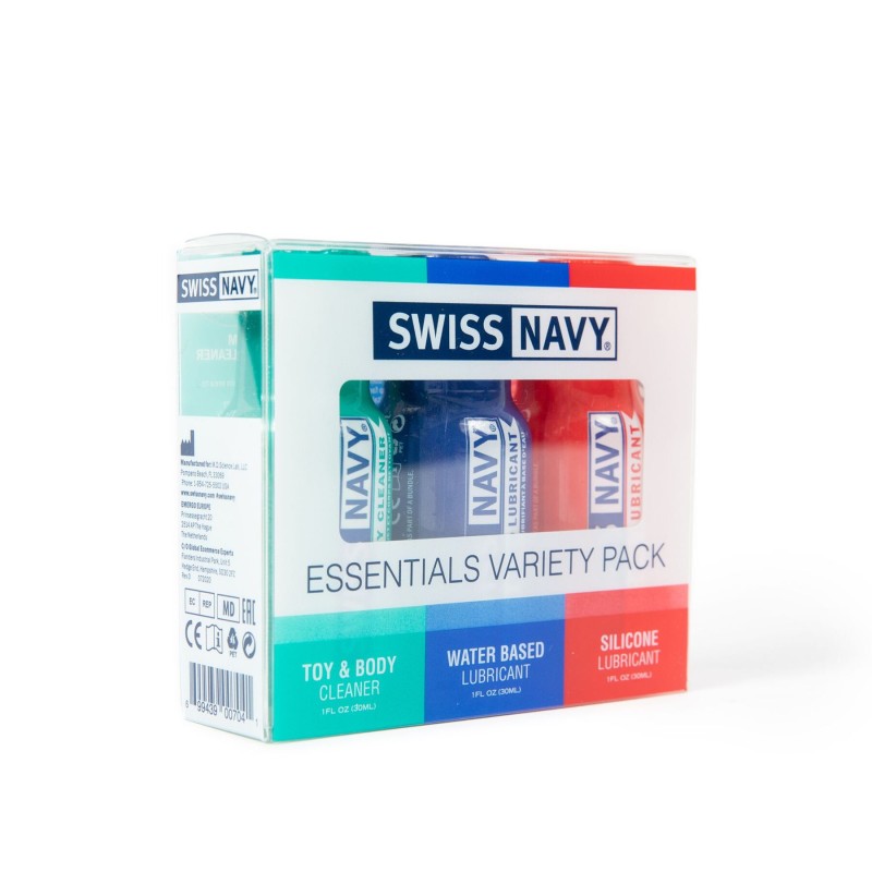 Набір Swiss Navy Essentials Variety Pack 3 х 30 мл (термін 21.01.2027)