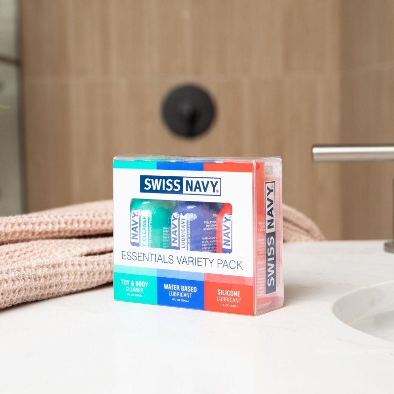 Набір Swiss Navy Essentials Variety Pack 3 х 30 мл (термін 21.01.2027)
