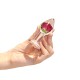 Роскошная анальная пробка Loviss Rose Anal Plug с настоящей розой внутри