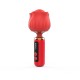 Вибромассажер Loviss Rose Mini Massage Wand Vibrator, головка в виде розы, 9 режимов