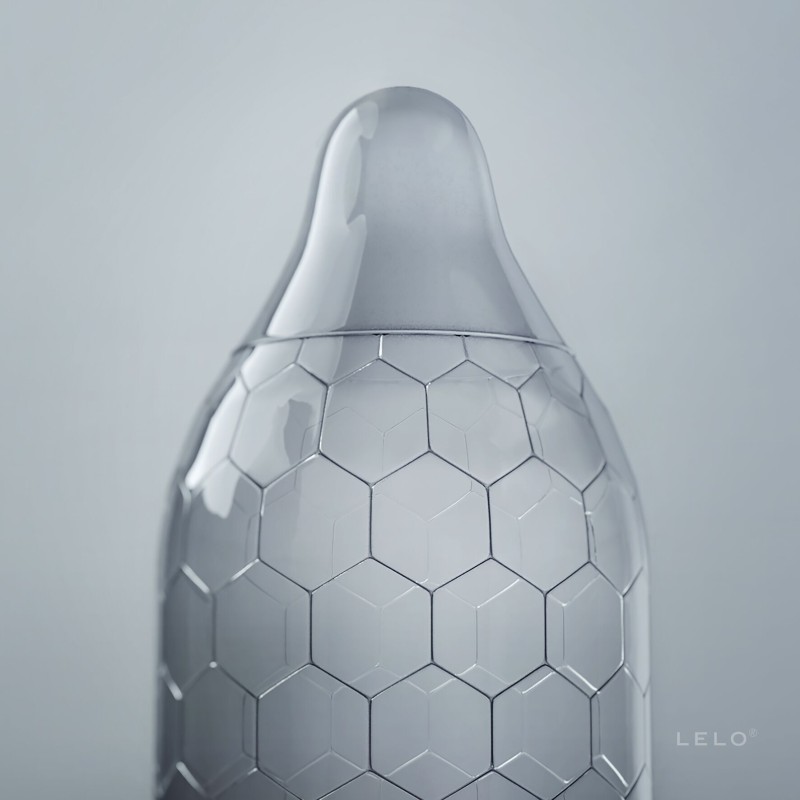 Презервативи LELO HEX Condoms Original 3 Pack (м'ята упаковка!!!)