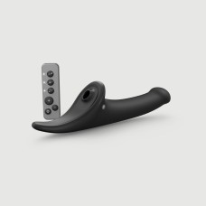 Вибронасадка для страпона с вакуумной стимуляцией Strap-On-Me Multi Orgasm Dildo M Black