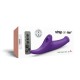 Вибронасадка для страпона с вакуумной стимуляцией Strap-On-Me Multi Orgasm Dildo L Purple