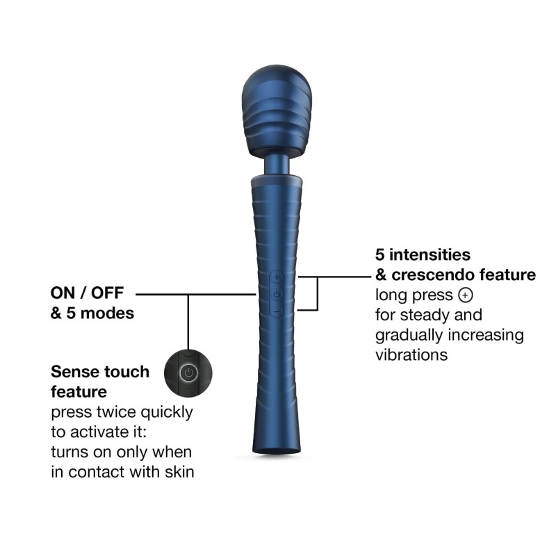 Вибромассажер Manwan MAN.WAND EDGY Stellar Blue