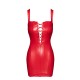 Платье Noir Handmade F364 Bombshell Lace-Up Mini Dress Red S