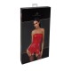 Корсет с подвязками для чулок Noir Handmade F368 Bombshell Fierce Corset-belt Red S