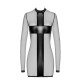 Платье Noir Handmade F369 Crossfire Mesh & Wetlook Mini dress L