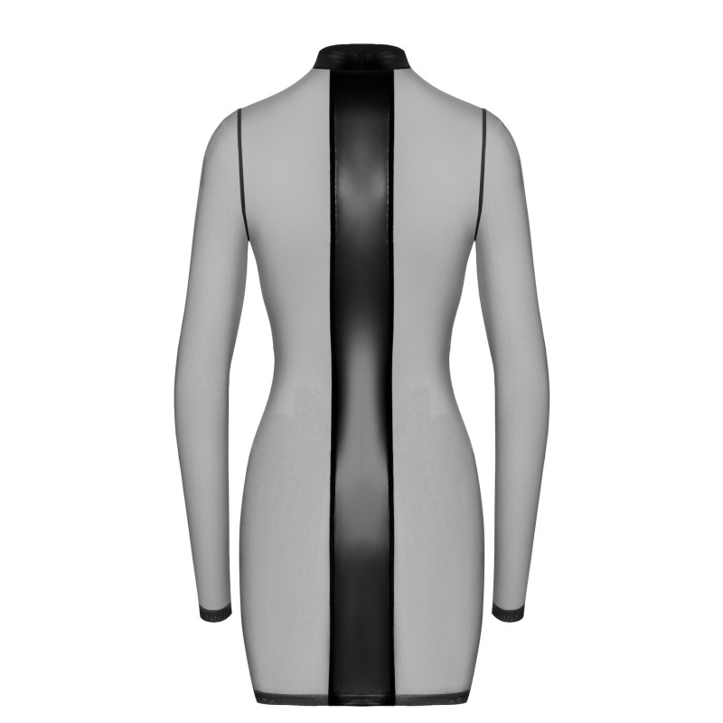 Платье Noir Handmade F369 Crossfire Mesh & Wetlook Mini dress L