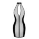 Платье Noir Handmade F370 Luxuria Crystal Sheer Mini Dress XS