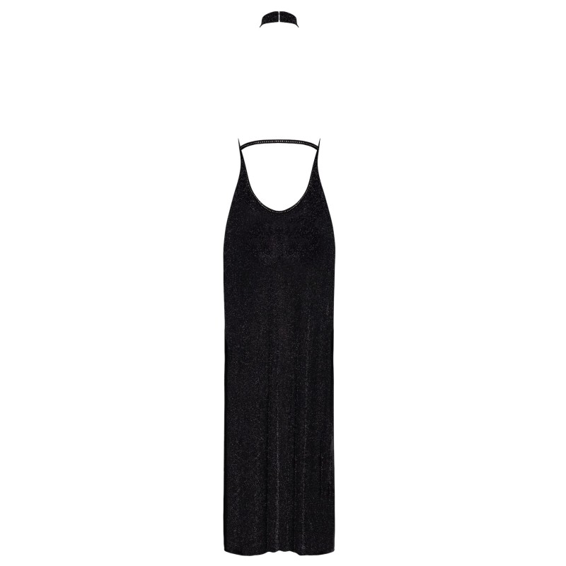Платье Noir Handmade F372 Onyx Twin-slit Long dress S