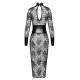 Сукня Noir Handmade F375 Noirelle Lace Corset Midi dress L