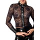 Блуза Noir Handmade F377 Noirelle Lace Button-up Shirt XS