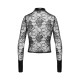 Блуза Noir Handmade F377 Noirelle Lace Button-up Shirt S