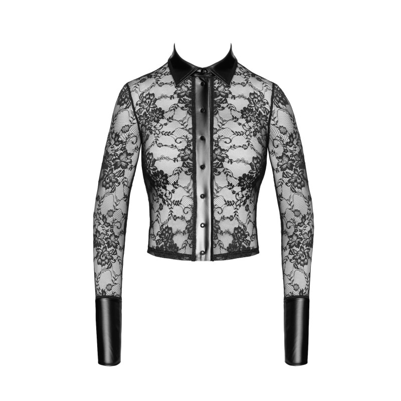 Блуза Noir Handmade F377 Noirelle Lace Button-up Shirt S