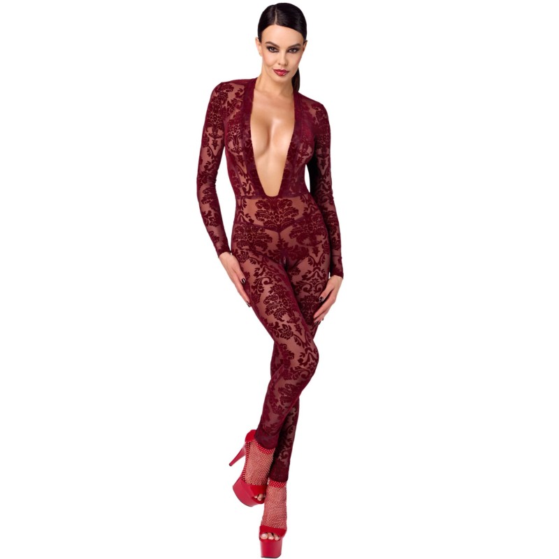 Бодістокінг Noir Handmade F382 Kink Royal Catsuit XS