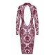 Платье Noir Handmade F384 Kink Royal midi dress L