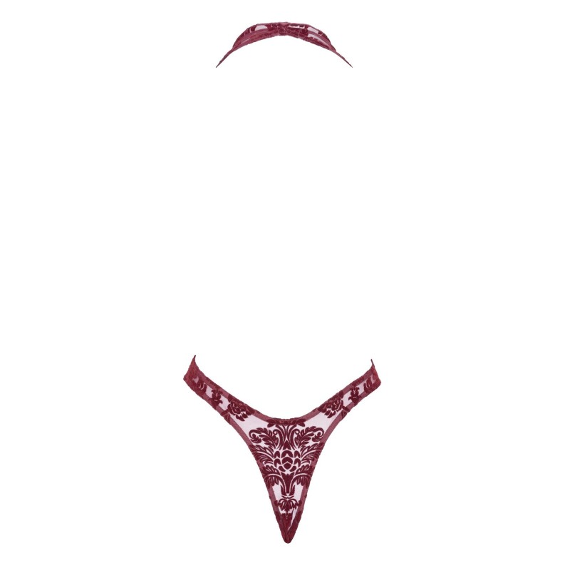 Боди Noir Handmade F386 Kink Royal cascade bodysuit M
