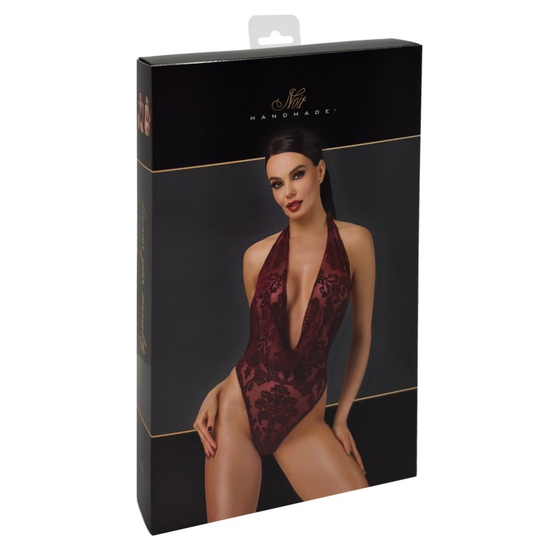Боди Noir Handmade F386 Kink Royal cascade bodysuit M